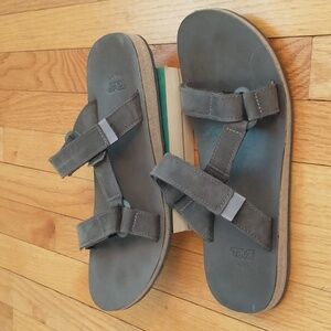 Teva universal slide sandal‎ Gray brown outdoor hiking men's